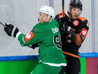 Tadej Čimžar verjame, da ljubljanske hokejiste čakajo rezultatsko uspešnejši dnevi. F HK ŠZ Olimpija