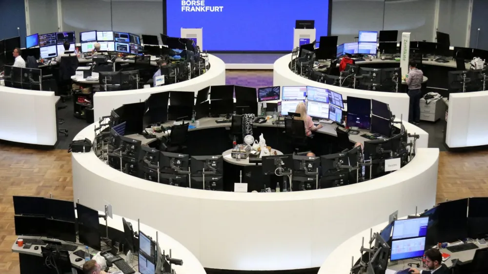 The German share price index DAX graph is pictured at the stock exchange in Frankfurt, Germany, September 23, 2022.  REUTERS/Staff