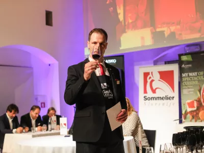 Valentin Bufolin, najboljši sommelier Slovenije 2022 - 17.05.2022 - Sommelier Slovenije - tekmovanje za najboljšega sommelierja Slovenije za leto 2022 //FOTO: Bojan Velikonja