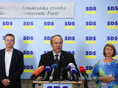 V SDS bi referendume izvedli skupaj z volitvami, lokalnimi ali predsedniškimi. Kot eden izmed datumov se sicer omenja drugi krog predsedniških volitev, ki bo 13. novembra. Foto: STA