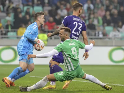 Ažbe Jug - 15.10.2022 – nogomet – Olimpija: Maribor, Prva liga Telemacha, 13. krog //FOTO: Jaka Gasar