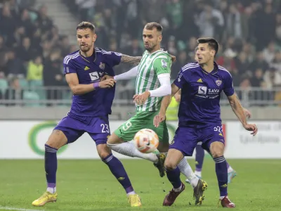 Mustafa Nukič - 15.10.2022 – nogomet – Olimpija: Maribor, Prva liga Telemacha, 13. krog //FOTO: Jaka Gasar