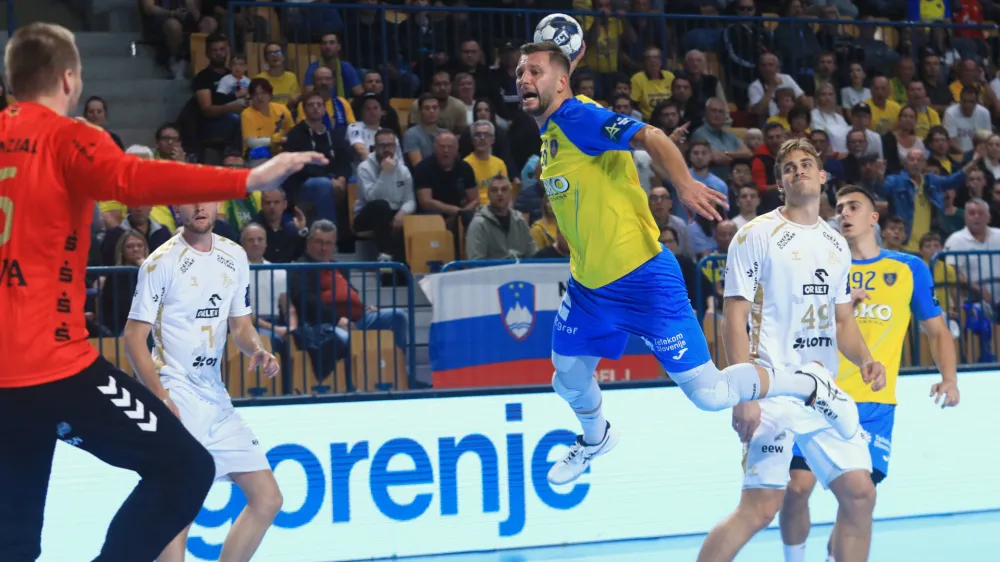 Celje - Rokomet - liga prvakov - RK Celje Pivovarna Laško in THW Kiel - Aleks Vlah