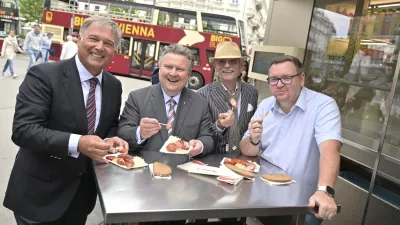 Dunajski župan, Michael Ludwig, in direktor dunajske gospodarske zbornice, Walter Ruck, podpirata pobudo. 