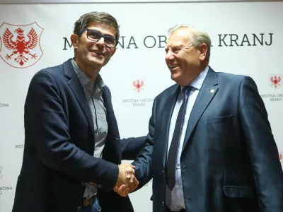 Matjaž Rakovec, aktualni župan Kranja in ponovni kandidat za župana Mestne občine Kranj - 20.11.2022 - Lokalne volitve 2022 v Kranju - redne volitve župana in članov občinskega sveta - //FOTO: