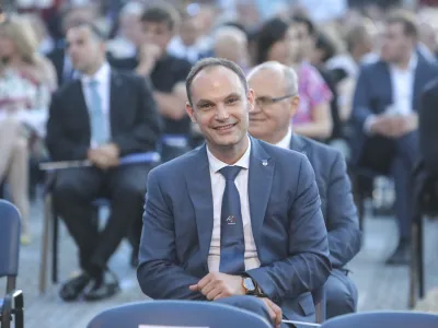 minister za zunanje zadeve Ane Logar- 25.06.2021 - proslava na Trgu republike - dravni praznik Dan dravnosti - 30 obletnica samostojnosti Slovenije - //FOTO: Jaka Gasar