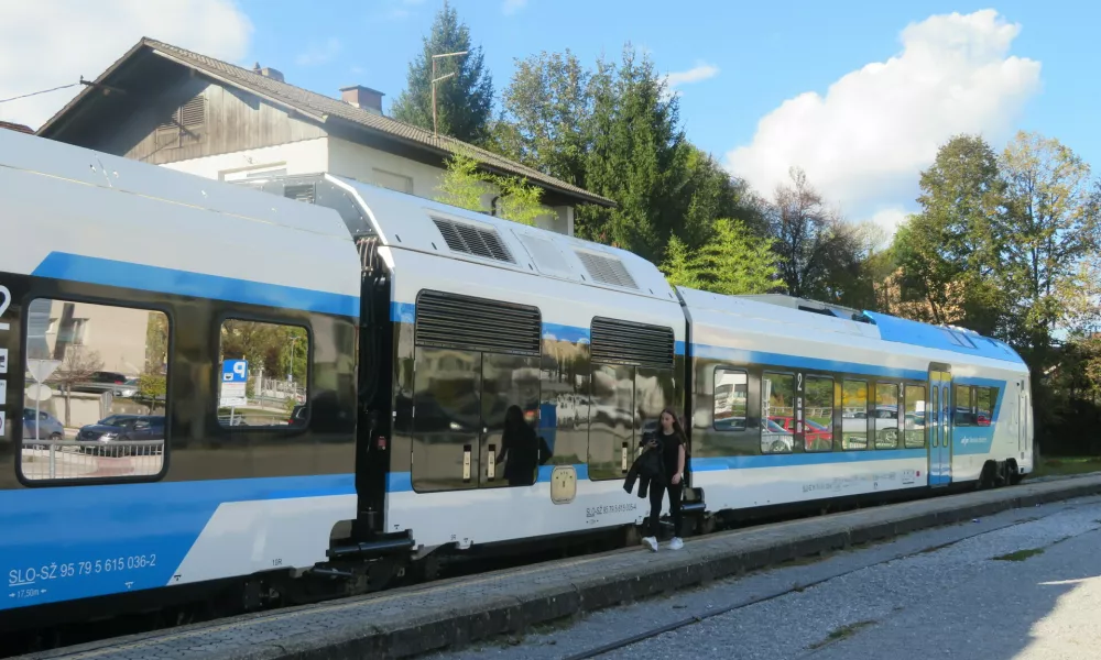 Vlak za pot iz Novega mesta do Ljubljane danes potrebuje približno dve uri. Z modernizacijo železniške proge želijo ta potovalni čas prepoloviti. F Dragana Stanković / Foto: Dragana Stanković