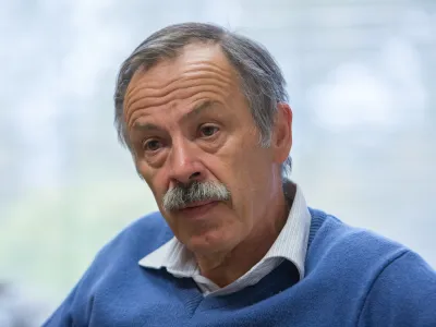 - 10.10.2016 - prof. dr. Mojmir Mrak, ekonomist - raziskovalec in profesor mednarodne ekonomije na ljubljanski ekonomski fakulteti - Ekonomska fakulteta UL ..//FOTO: Maja Marko