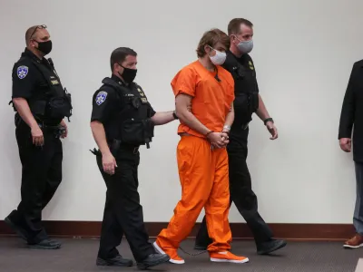 FILE PHOTO: Buffalo shooting suspect, Payton Gendron, appears in court, accused of killing 10 people in a live-streamed supermarket shooting in a Black neighborhood of Buffalo, New York, U.S., May 19, 2022. REUTERS/Brendan McDermid/File Photo