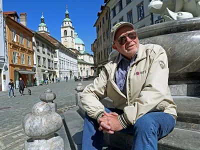 ﻿Joco Žnidaršič, legenda slovenske fotografije - fotoreporter, mojster umetniške fotografije. - 12.04.2016 - portret za rubriko Mestne face -//FOTO: Tomaž Skale