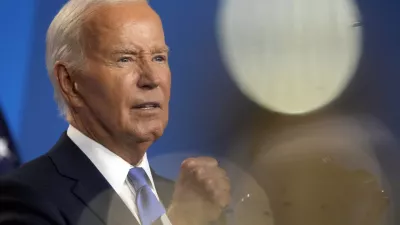 President Joe Biden speaks at a news conference on the final day of the NATO summit in Washington, July 11, 2024. (AP Photo/Jacquelyn Martin)