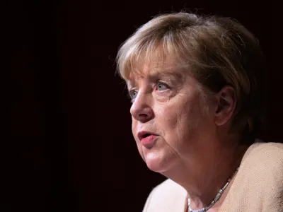 FILED - 06 October 2022, Bavaria, Munich: Former German Chancellor Angela Merkel attends a ceremony marking the 77th anniversary of the Sueddeutsche Zeitung. Merkel has admitted there were failures in her policy towards Russia. during an interview with the weekly newspaper Die Zeit that will be released on Thursday. Photo: Sven Hoppe/Deutsche Presse-Agentur GmbH/dpa