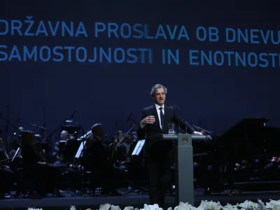 - 23.12.2022 - Dan samostojnost in enotnosti 2022 - osrednja državna slovesnost - proslava //FOTO: Luka Cjuha