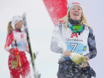 Mikaela Shiffrin bo imela na jutrišnjem slalomu priložnost, da doseže tretjo zmago v treh dneh, ki bi bila njena že jubilejna 80. v svetovnem pokalu. 