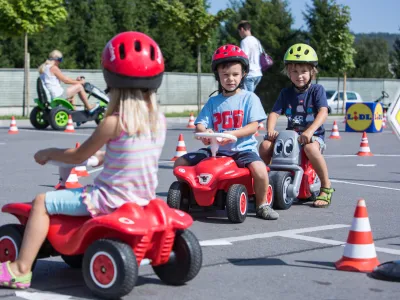 V parku varne mobilnosti bi izvajali programe prometne vzgoje in varne mobilnosti za otroke. Fotografija je simbolična.
 