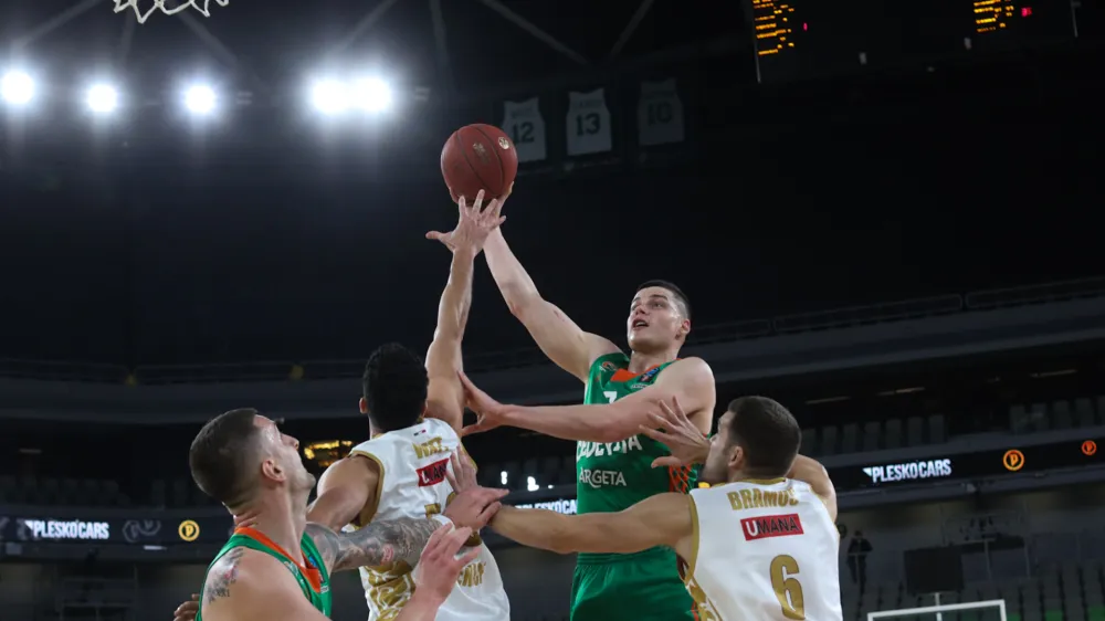 - 01.02.2023 – košarka - Cedevita Olimpija: Venezia, evropska liga, 13. krog: //FOTO: Bojan Velikonja 