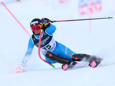 Alpine Skiing - FIS Alpine Ski World Cup - Women's Alpine Combined - Meribel, France - February 6, 2023 Italy's Federica Brignone in action during the Slalom REUTERS/Denis Balibouse   TPX IMAGES OF THE DAY