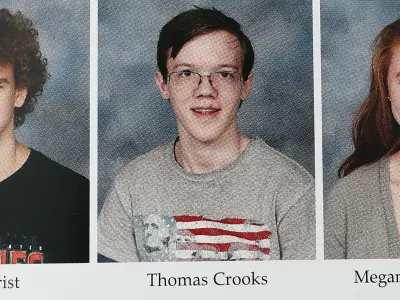 A 2020 High School yearbook shows the photo of Thomas Matthew Crooks, named by the FBI as the "subject involved" in the attempted assassination of former U.S. President Donald Trump, in Bethel Park, Pennsylvania, U.S. July 14, 2024. REUTERS/Aaron Josefczyk THIS IMAGE HAS BEEN SUPPLIED BY A THIRD PARTY. NO RESALES. NO ARCHIVES.