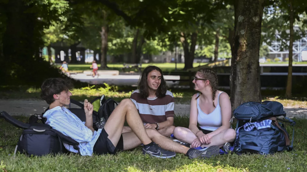 Številni park Tivoli uporabljajo za druženje in poležavanje.

 