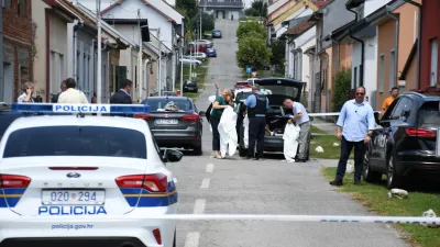 22.07.2024., Daruvar - U Domu za starije i nemocne osobe u Mazuranicevoj ulici muskarac je poceo pucati po ljudima te je petero osoba smrtno stradalo dok se ostalima pruza lijecnicka pomoc. Photo: Damir Spehar/PIXSELL