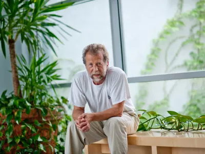 dr. Bogomil Ferfila, popotnik in profesor na ljubljanski fakulteti za družbene vede    //FOTO: Tomaž Zajelšnik