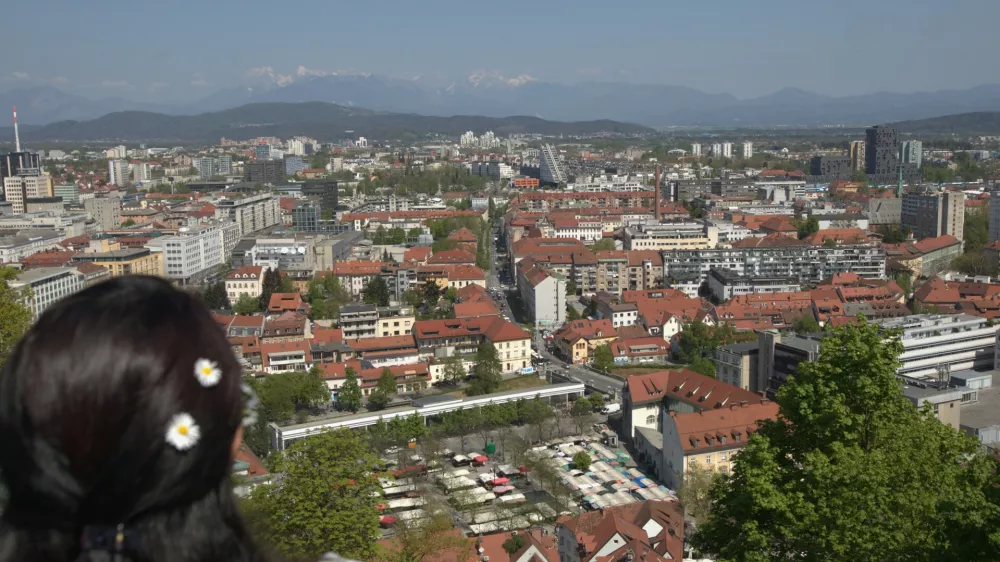 12.04.2024 - simbolična fotografija Ljubljana - panorama - vizija Ljubljane 2045Foto: Luka Cjuha