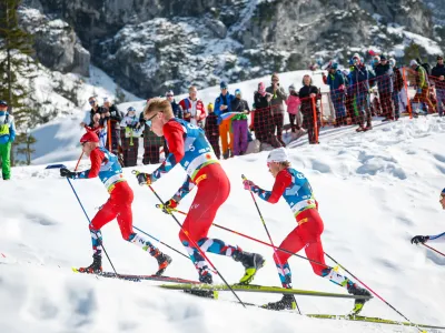 Planica.<br>V Planici se je danes koncalo svetovno prvenstvo v nordijskem smucanju. <br>Zadnji dan na sporedu je bila kraljeva disciplina moskega smucarskega teka.