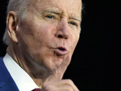 President Joe Biden speaks on efforts to reduce gun violence at The Boys & Girls Club of West San Gabriel Valley, Tuesday, March 14, 2023, in Monterey Park, Calif. (AP Photo/Evan Vucci)