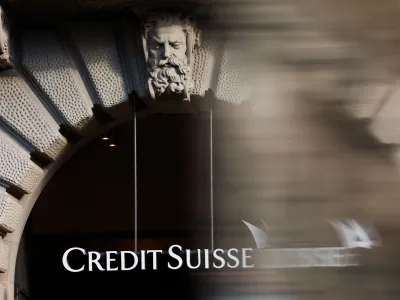 The logo of the Swiss bank Credit Suisse is seen in Zurich, Switzerland March 20, 2023. REUTERS/Denis Balibouse