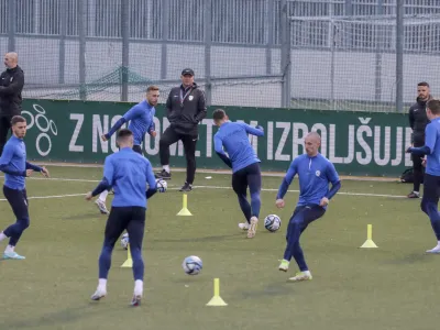 Matjaž Kek, selektor nogometne reprezentance - 20.03.2023 – Kranj - slovenska nogometna reprezentanca - trening pred odhodom na prvo tekmo proti Kazahstanu v kvalifikacijah za EP 2024. - //FOTO: Jaka Gasar