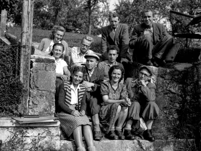 Prva Orlova terenska ekipa v Škocjanu na Dolenjskem, 1948 