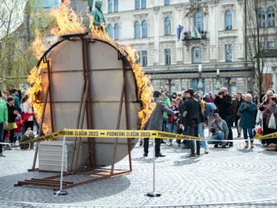 protest v Ljubljani