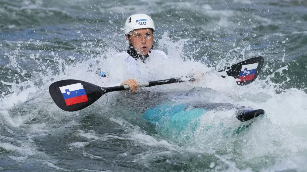 Slovenska kajakašica Eva Terčelj je v slalomu na divjih vodah osvojila sedmo mesto.