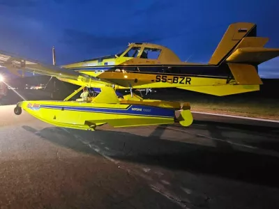 air tractor portorož / Foto: Uprava Za Zaščito In Reševanje