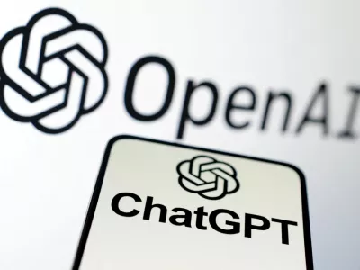 FILE PHOTO: OpenAI and ChatGPT logos are seen in this illustration taken, February 3, 2023. REUTERS/Dado Ruvic/Illustration/File Photo