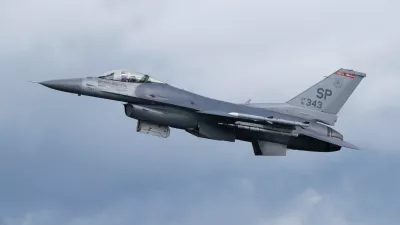 FILED - 16 May 2024, Rheinland-Pfalz, Spangdahlem: A US Air Force F-16 fighter jet takes off from the airbase in Spangdahlem. President Volodymyr Zelensky says Ukraine is deploying US-made F-16 fighter jets as part of its military operations. Photo: Boris Roessler/dpa