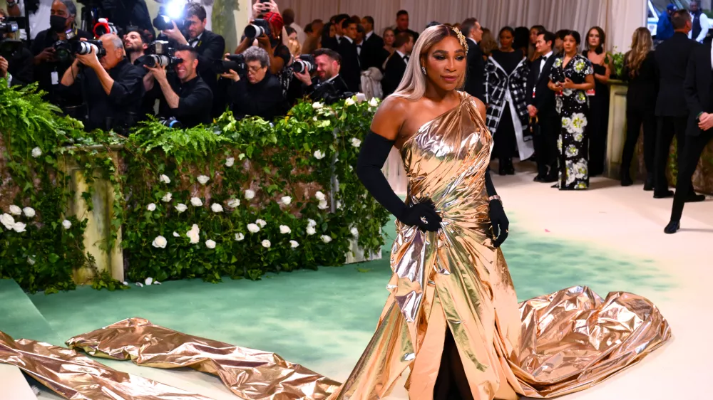 06 May 2024, US, New York: American former tennis player Serena Williams arrives at the red carpet for the 2024 Met Gala, the annual benefit for the Metropolitan Museum of Art's Costume Institute. Photo: Matt Crossick/PA Wire/dpa