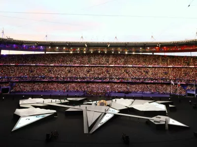 Paris 2024 Olympics - Ceremonies - Paris 2024 Closing Ceremony - Stade de France, Saint-Denis, France - August 11, 2024. General view of the stadium. REUTERS/Sarah Meyssonnier