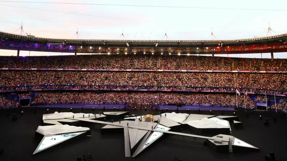 Paris 2024 Olympics - Ceremonies - Paris 2024 Closing Ceremony - Stade de France, Saint-Denis, France - August 11, 2024. General view of the stadium. REUTERS/Sarah Meyssonnier