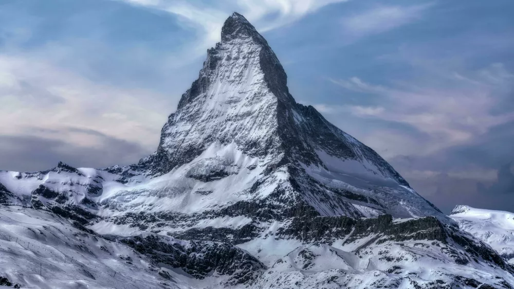 HX00YR Matterhorn, Zermatt, Gornergrat, Valais, Switzerland, Europe