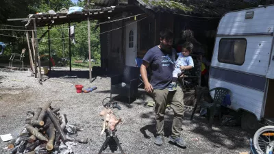 - 07.06.2023 – Romsko naselje Lepovče v občini Ribnica – romi - //FOTO: Jaka Gasar