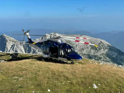 reševanje s helikopterjem