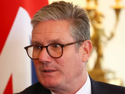 Britain's Prime Minister Keir Starmer looks on during a meeting with Bahrain's Crown Prince and Prime Minister Salman bin Hamad Al Khalifa at Downing Street, in London, Britain, August 27, 2024. REUTERS/Hannah McKay/Pool