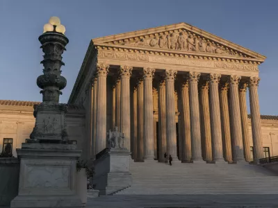 FILE - The Supreme Court is seen at sundown in Washington, Nov. 6, 2020. (AP Photo/J. Scott Applewhite, File)