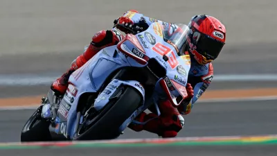 MotoGP - Aragon Grand Prix - Ciudad del Motor de Aragon, Alcaniz, Spain - August 31, 2024 Gresini Racing MotoGP's Marc Marquez in action during qualifying REUTERS/Pablo Morano