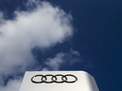 ﻿The Audo logo is seen at the entrance of the Audi powerplant in Brussels, Belgium September 28, 2015. Volkswagen, facing a scandal for the falsification of U.S. emissions tests has said 11 million cars worldwide had defeat devices installed, including 2.1 million of Audi of models A1, A3, A4, A5, A6, TT, Q3 and Q5. REUTERS/Yves Herman