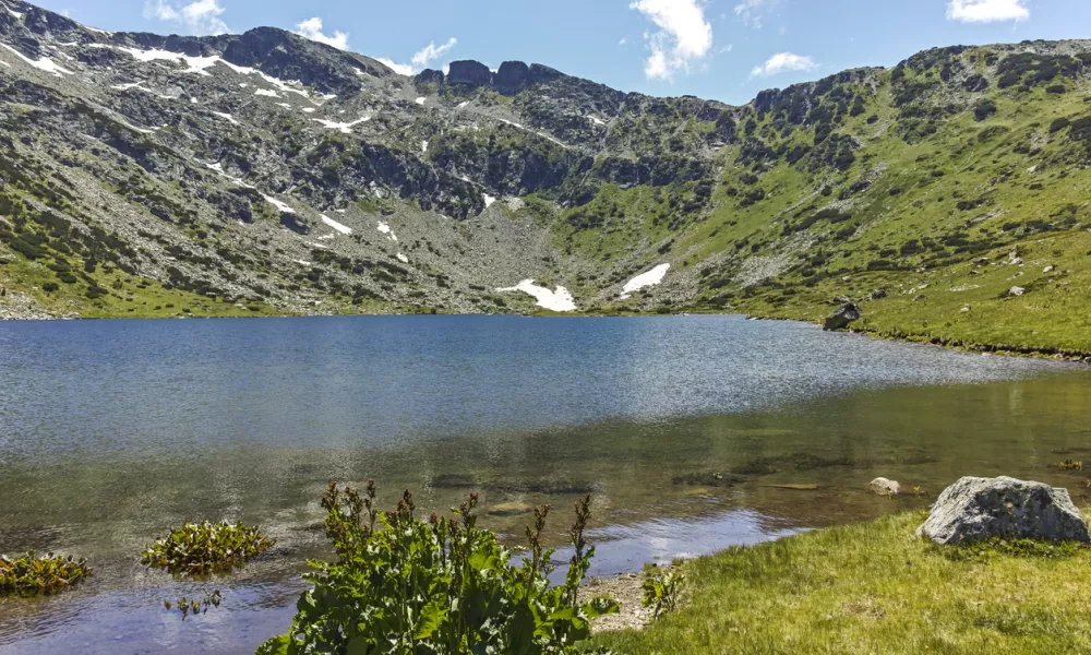 Landscape of The Fish Lakes (Ribni Ezera), Rila mountain, Bulgaria