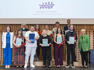 Brdo pri Kranju, Kongresni center Brdo.Sklepna prireditev natecaja Prostovoljec leta 2023 v izvedbi Mladinskega sveta Slovenije, ki jo je gostila predsednica republike Natasa Pirc Musar.