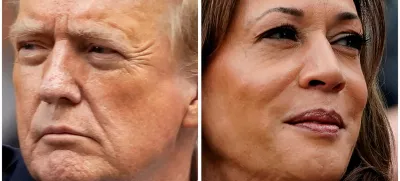 FILE PHOTO: Former U.S. President Donald Trump in New York City, U.S. May 30, 2024 and U.S. Vice President Kamala Harris in Washington, U.S., July 22, 2024 in a combination of file photos. REUTERS/Eduardo Munoz, Nathan Howard/File Photo