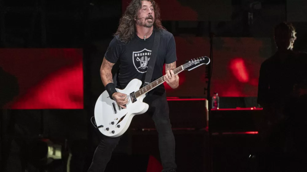 FILE - Dave Grohl of the Foo Fighters performs at Festival d'été de Québec, July 8, 2023, at Plains of Abraham in Quebec City. (Photo by Amy Harris/Invision/AP, File)